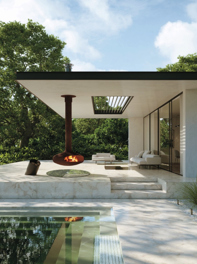 Domofocus wood outdoor